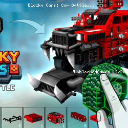 Blocky Cars: Car Battle