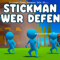 Stickman Tower Defense Idle 3D