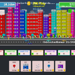 Colorful City of Cards